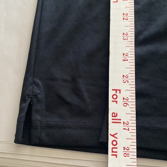 NWT Travis Mathew Oceanside Polo Shirt Mens M Black Intuit Logo Golf - Picture 12 of 13